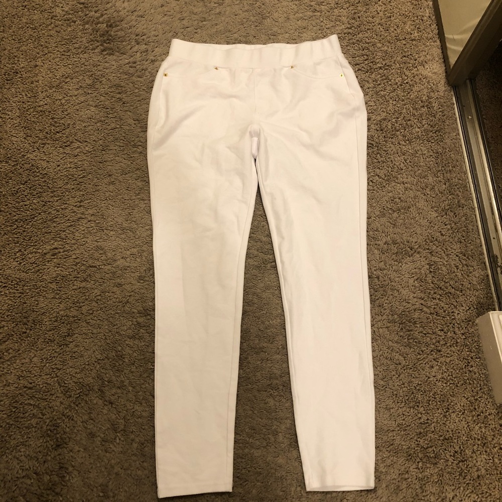 Michael kors pull on large white pants